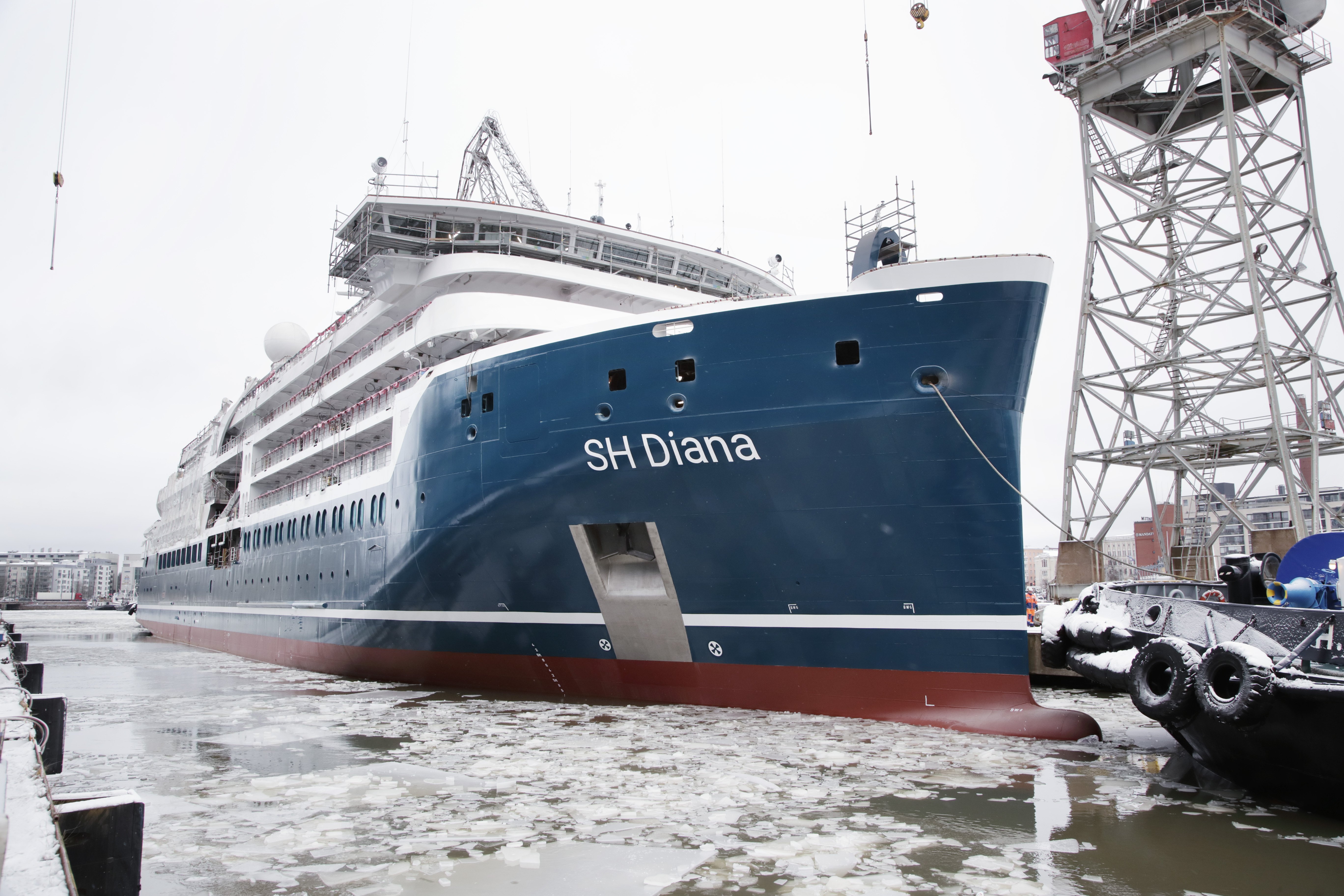 Uudislaivamme 518 eli SH Diana siirtyi varustelulaituriin